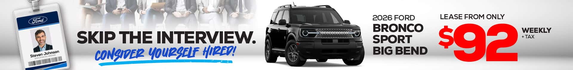 Ford Bronco Sport Employee Pricing